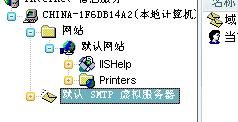 為什么我的Internet信息服務(wù)(IIS)中只有網(wǎng)站和默認(rèn)虛擬目錄？